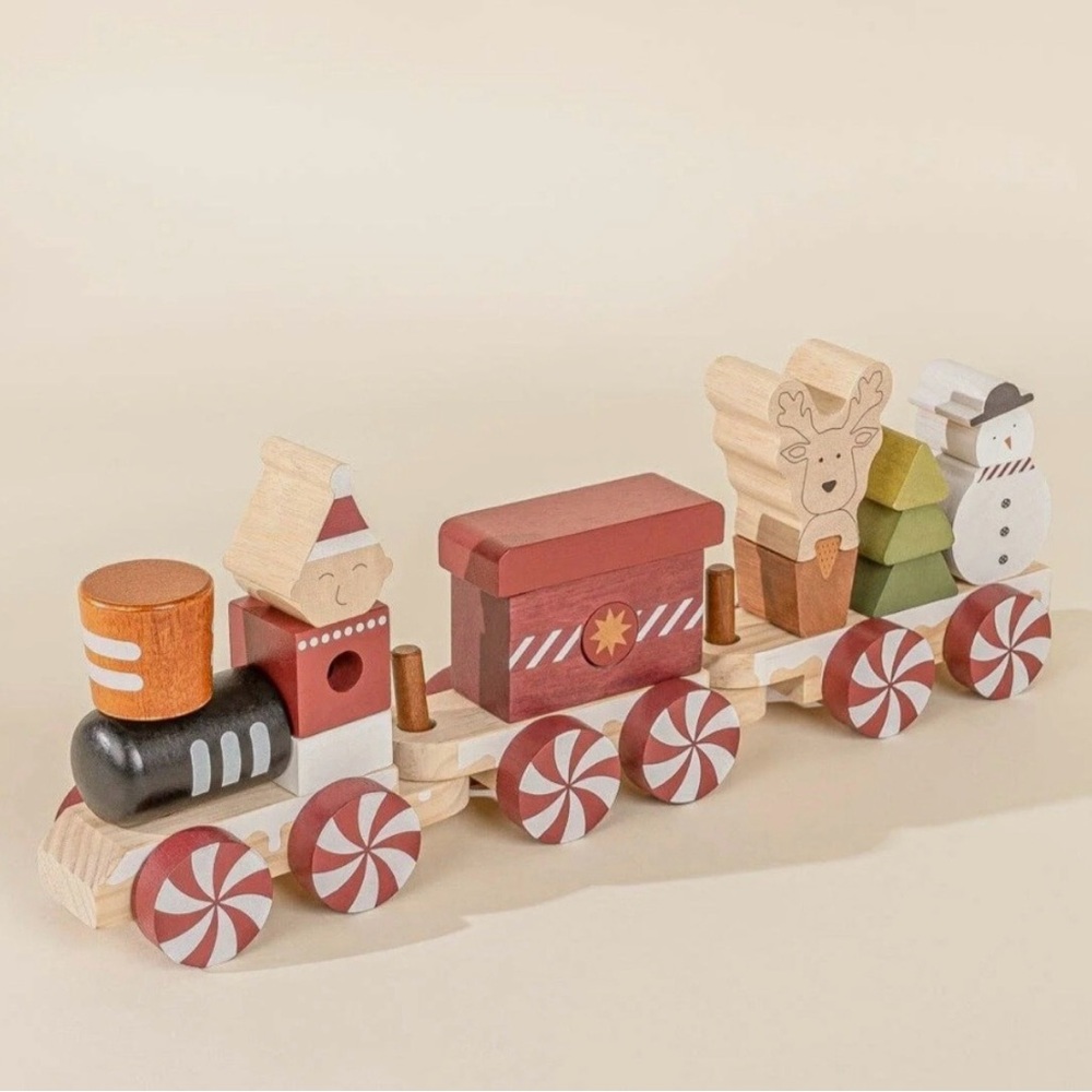 Coco Village Wooden Toy Christmas Train